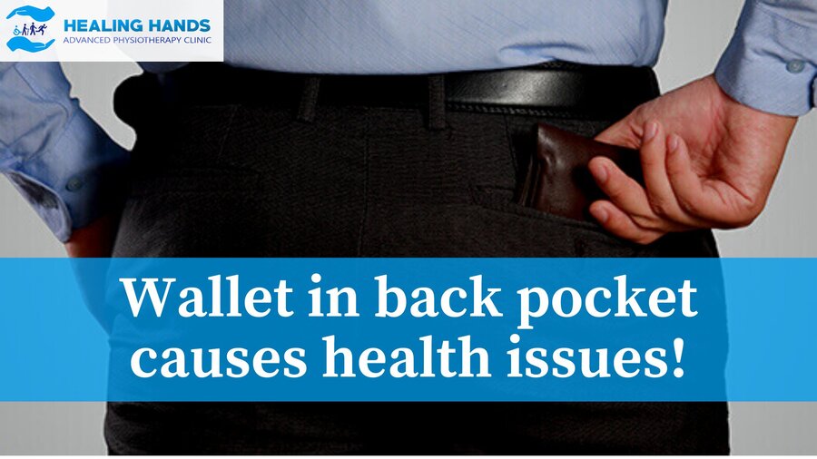 Wallet in back pocket causes health issues: Low Back Pain