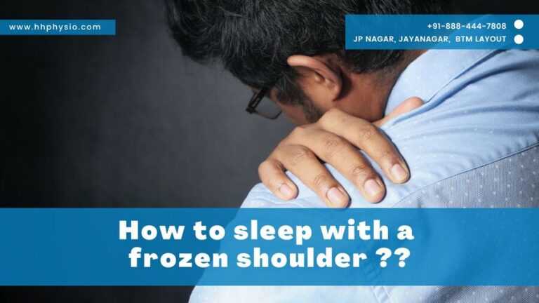 How to sleep with frozen shoulder | Sleeping with a frozen shoulder